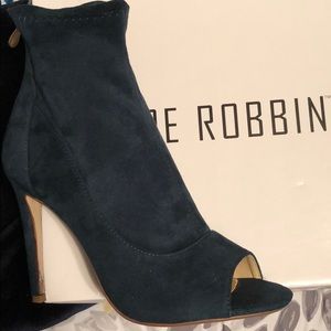 Open toe booties